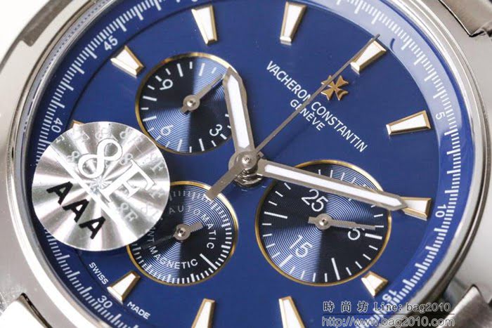 江詩丹頓 Vacheron Constantin 8F工廠最新力作 VC縱橫四海系列 OVERSEAS計時系列 7750機芯 高檔男士腕表  wssb4304